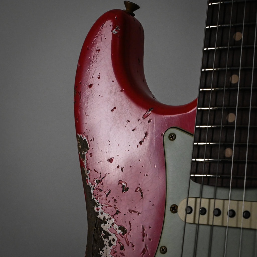 Fender Custom Shop '62 Stratocaster HSS w/ Ash Body, Heavy Relic- Fiesta Red 2026 (R150342)