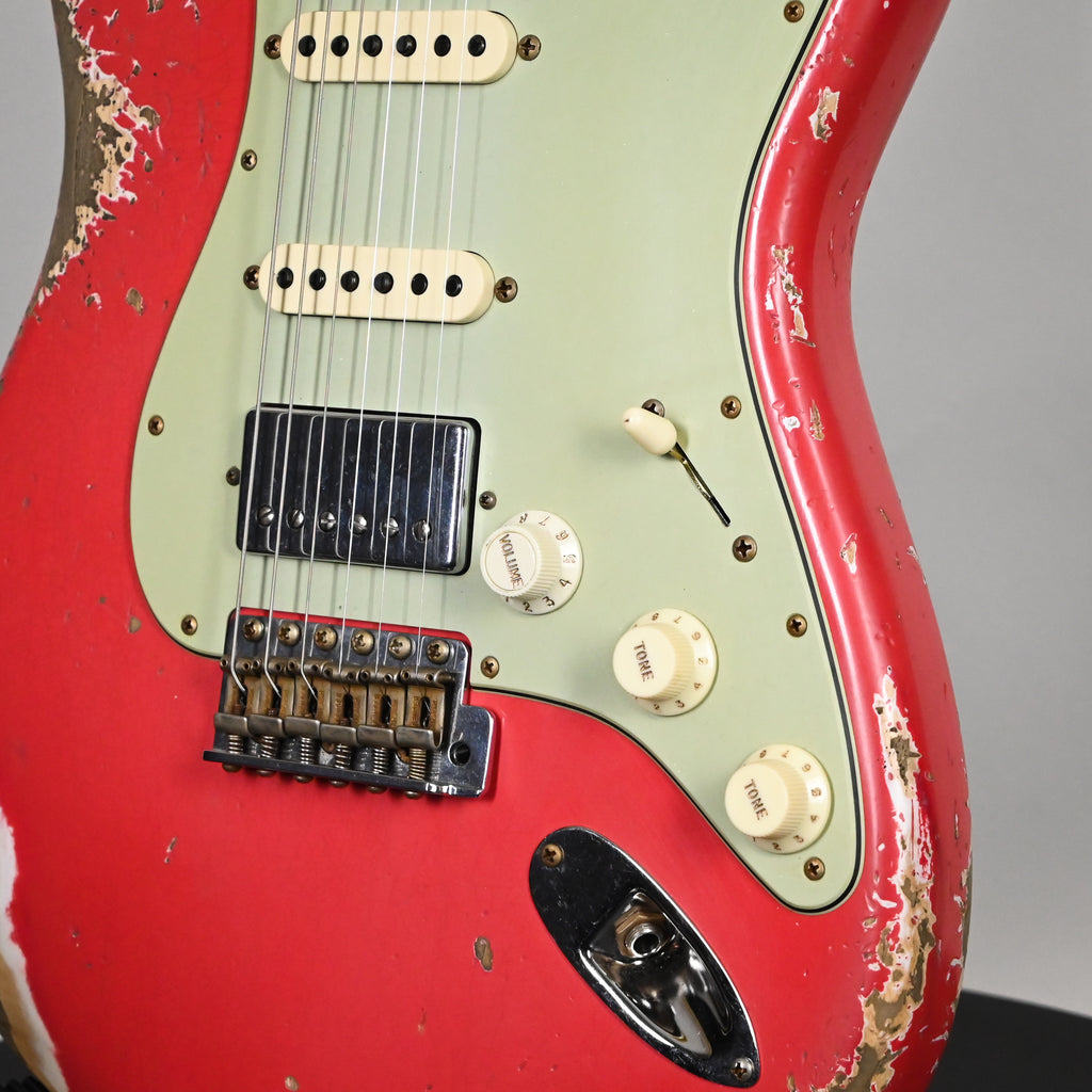 Fender Custom Shop '62 Stratocaster HSS w/ Ash Body, Heavy Relic- Fiesta Red 2026 (R150342)