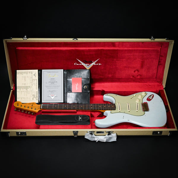 Fender Custom Shop Limited Edition Fat '59 Stratocaster Relic- Faded Aged Sonic Blue 2024 (CZ579624)