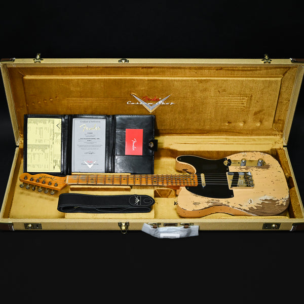 Fender Custom Shop '52 Telecaster Super Heavy Relic- Aged Nocaster Blonde 2025 (R149511)