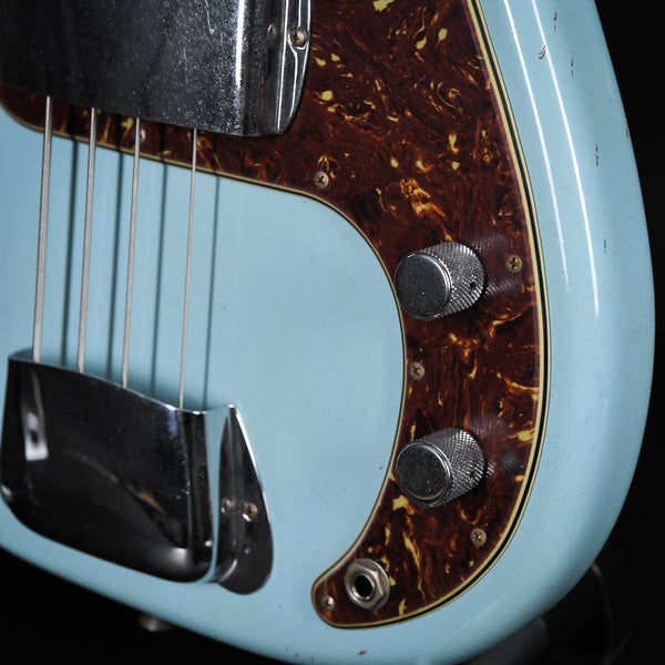 2023 Fender Custom Shop '63 P Bass Journeyman Relic Rosewood Aged Daphne Blue 2023 (CZ574278)