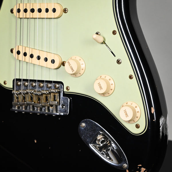 Fender Custom Shop Limited Edition 1960 Stratocaster Relic- Black 2025 (CZ580981)