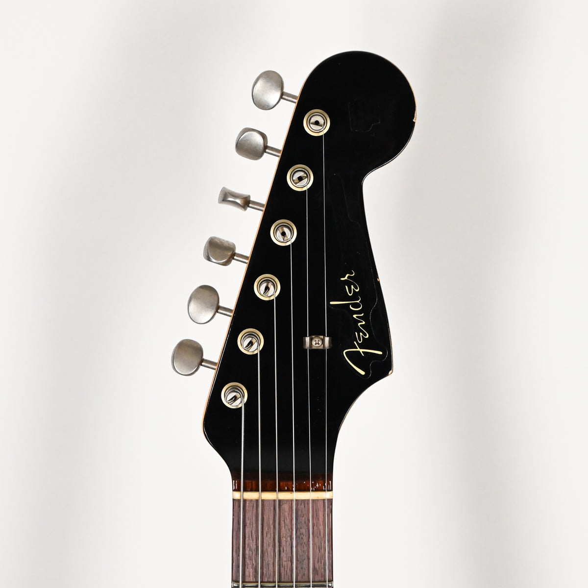Fender Custom Shop '62 Stratocaster HSS w/ Painted Headcap, Heavy Relic- Black 2026 (R146851)