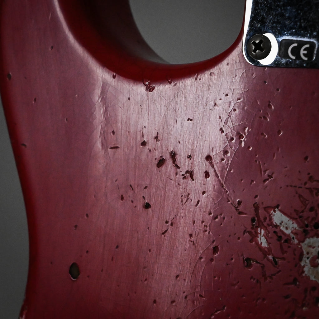 Fender Custom Shop '62 Stratocaster HSS w/ Ash Body, Heavy Relic- Fiesta Red 2026 (R150342)