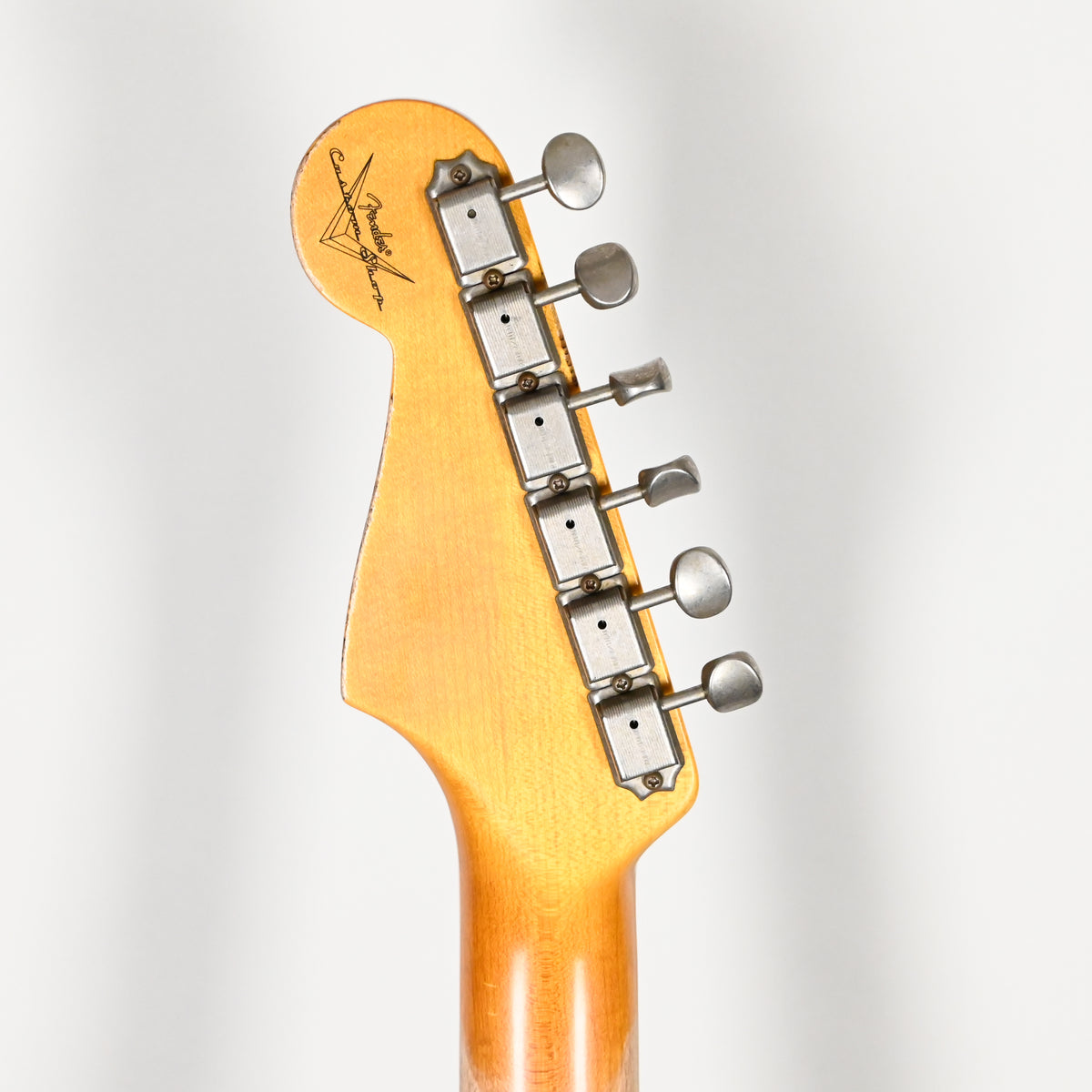 Fender Custom Shop '62 Stratocaster HSS w/ Painted Headcap, Heavy Relic- Black 2026 (R146851)
