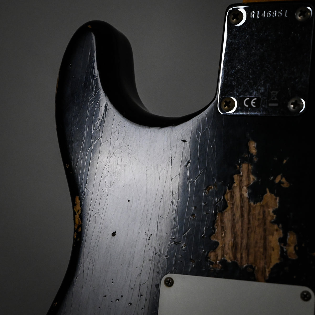 Fender Custom Shop '62 Stratocaster HSS w/ Painted Headcap, Heavy Relic- Black 2026 (R146851)