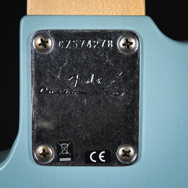 2023 Fender Custom Shop '63 P Bass Journeyman Relic Rosewood Aged Daphne Blue 2023 (CZ574278)