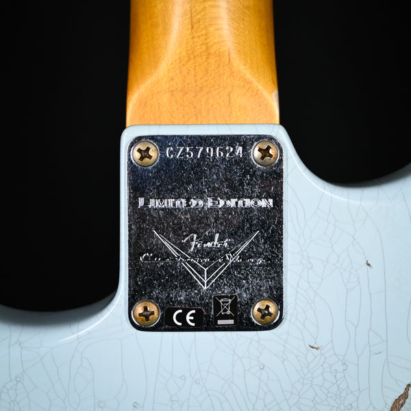 Fender Custom Shop Limited Edition Fat '59 Stratocaster Relic- Faded Aged Sonic Blue 2024 (CZ579624)