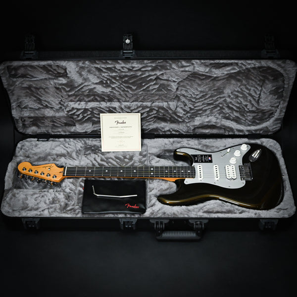 Fender American Ultra II Stratocaster HSS w/ Ebony Fingerboard- Texas Tea 2024 (US240033046) Used – B-Stock