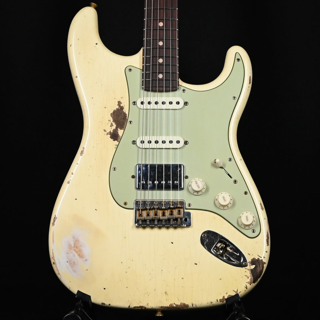 Fender Custom Shop '62 Stratocaster HSS w/ Ash Body, Heavy Relic- Vintage White 2026 (R150867)