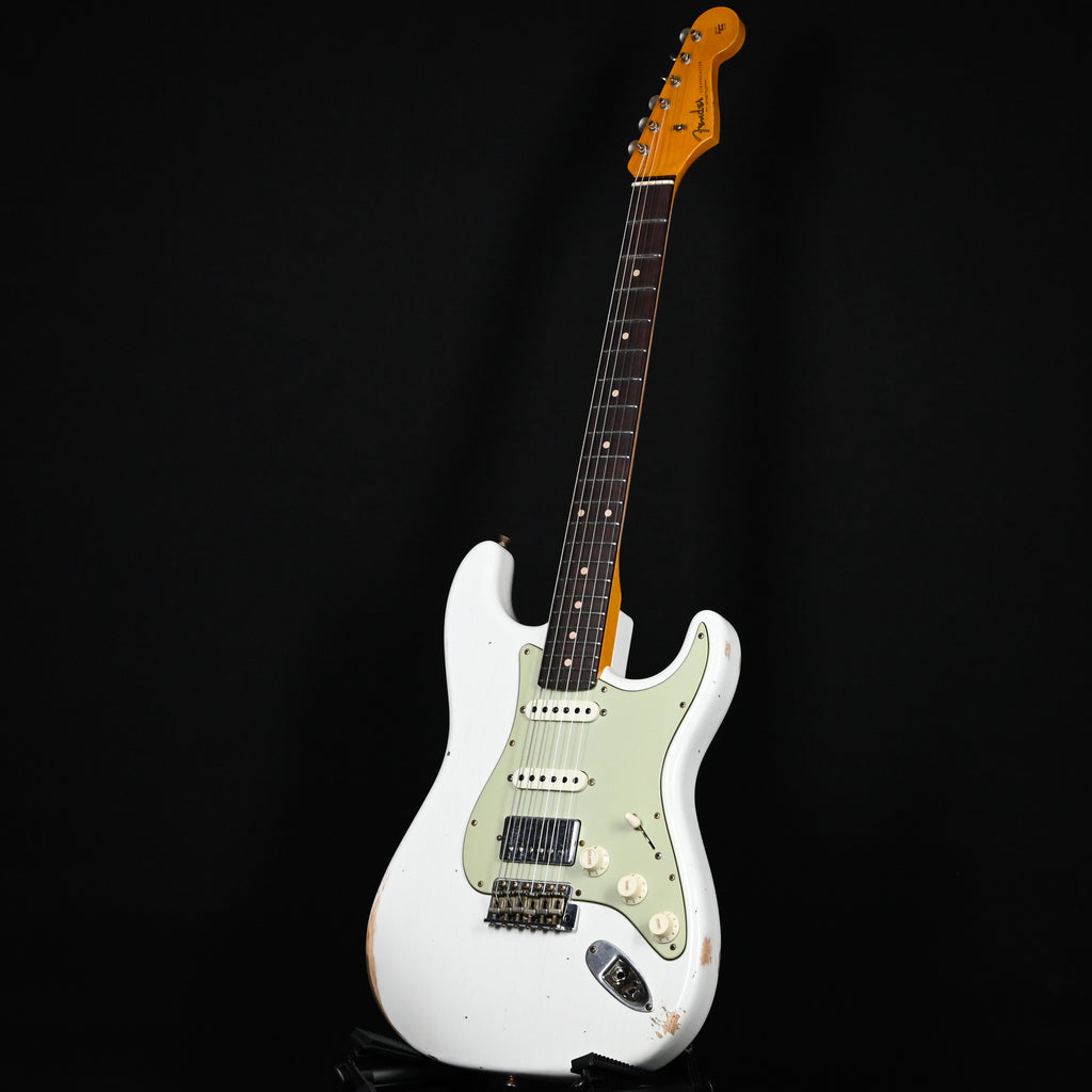 Fender Custom Shop '62 Stratocaster HSS w/ Ash Body, Relic- Olympic White 2026 (R152079)