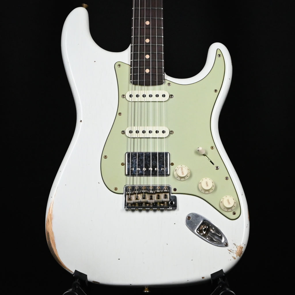 Fender Custom Shop '62 Stratocaster HSS w/ Ash Body, Relic- Olympic White 2026 (R152079)