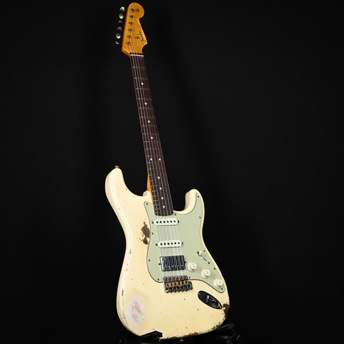 Fender Custom Shop '62 Stratocaster HSS w/ Ash Body, Heavy Relic- Vintage White 2026 (R150867)