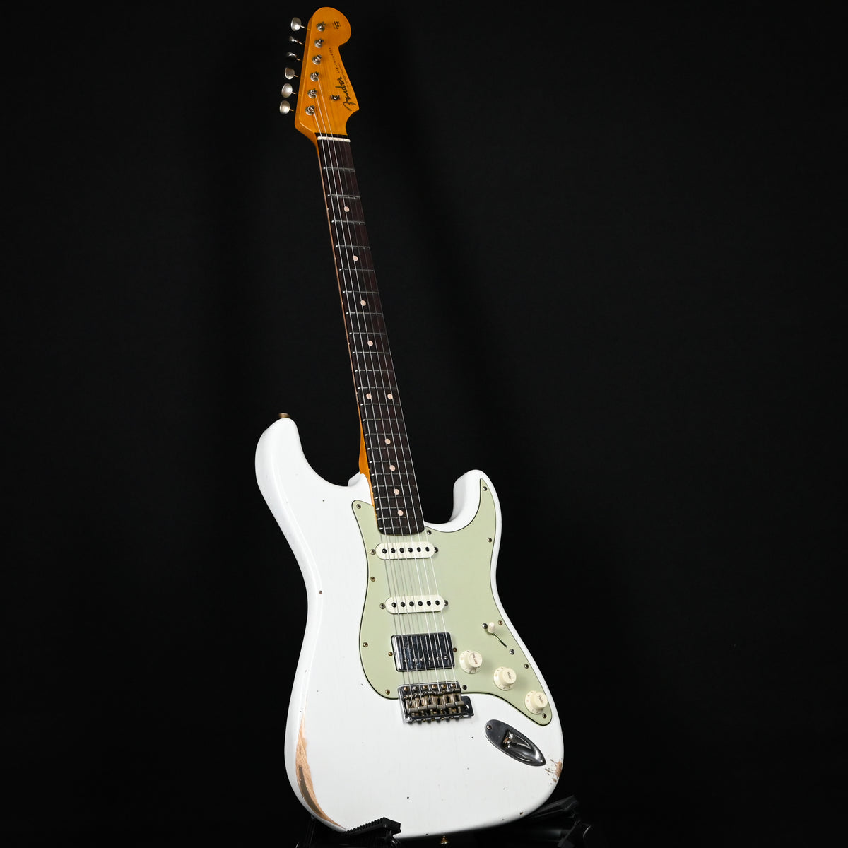 Fender Custom Shop '62 Stratocaster HSS w/ Ash Body, Relic- Olympic White 2026 (R152079)