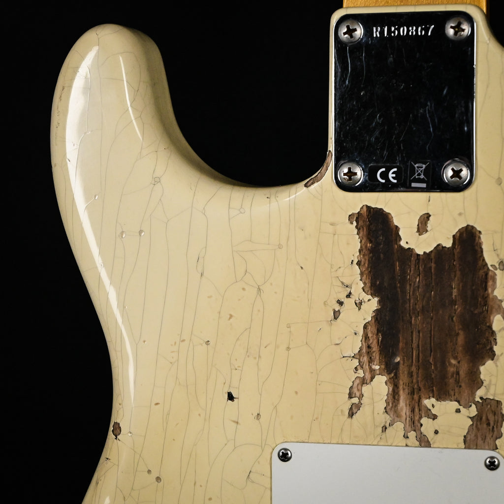 Fender Custom Shop '62 Stratocaster HSS w/ Ash Body, Heavy Relic- Vintage White 2026 (R150867)