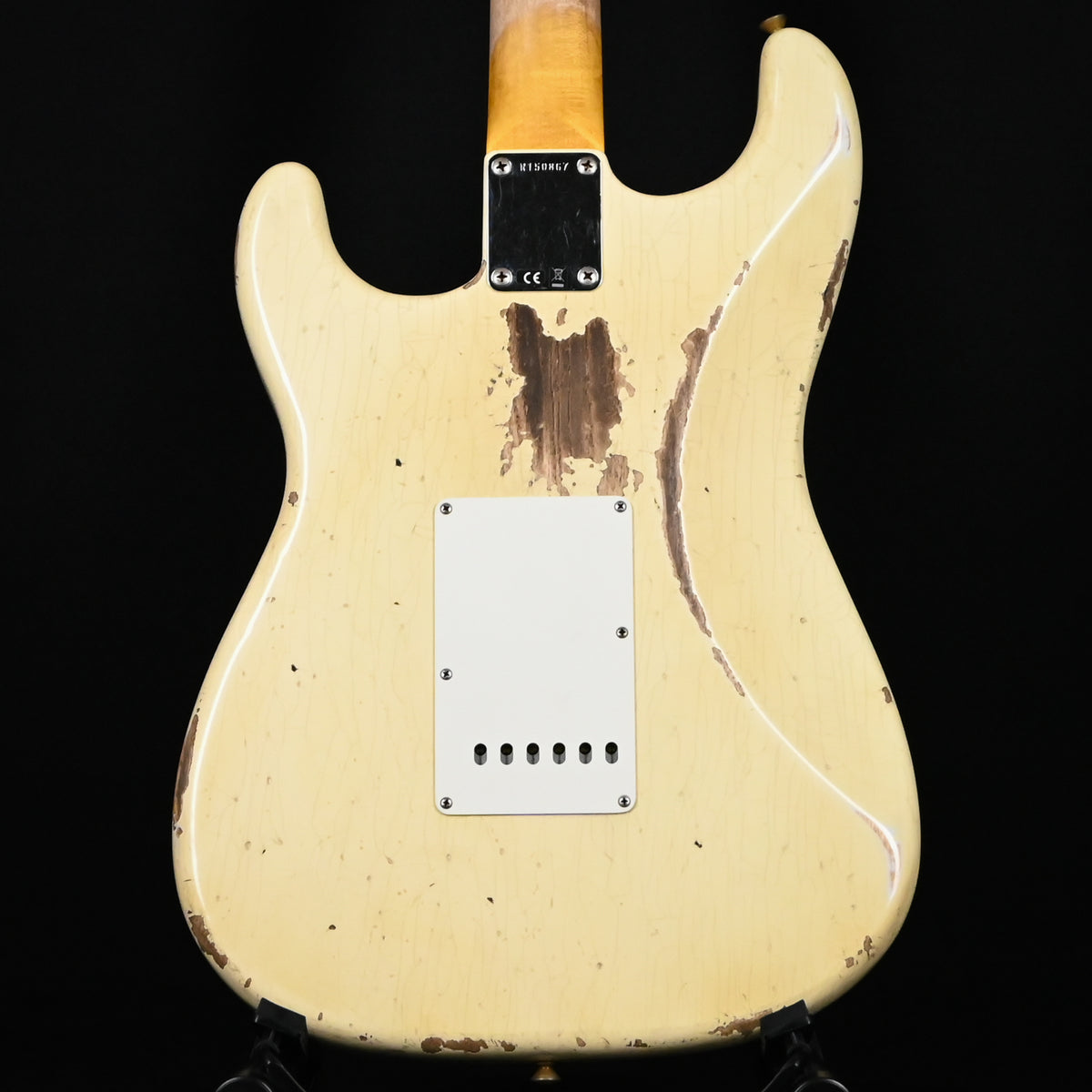 Fender Custom Shop '62 Stratocaster HSS w/ Ash Body, Heavy Relic- Vintage White 2026 (R150867)