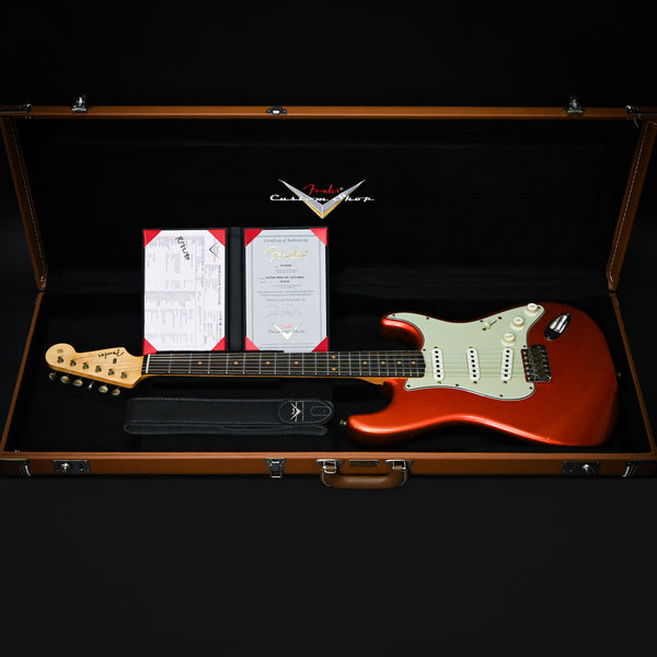 Fender Custom Shop Masterbuilt Dennis Galuszka '59 Stratocaster w/ Brazilian Rosewood Fingerboard, Journeyman- Aged Candy Tangerine 2025 (R132190)