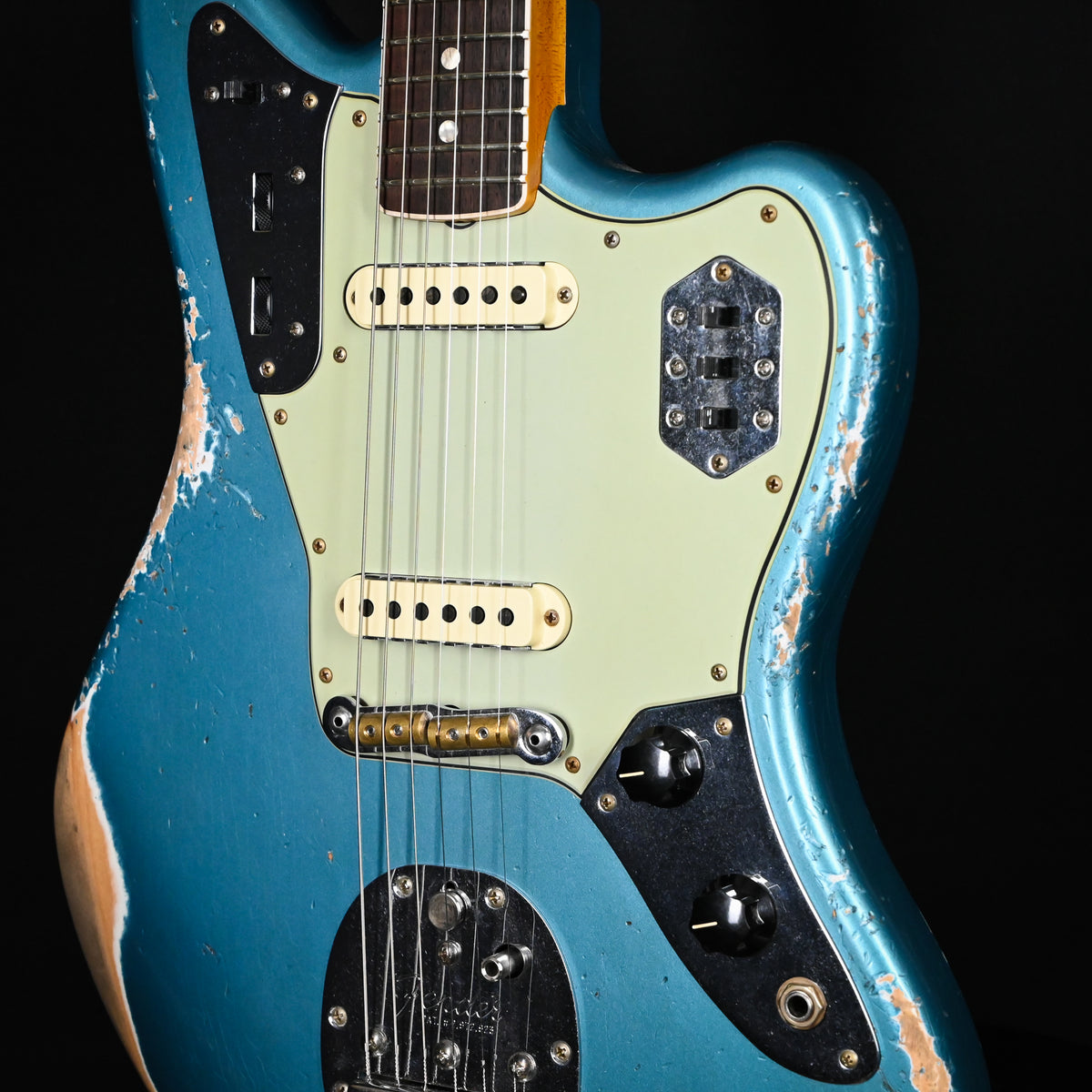 Fender Custom Shop '65 Jaguar w/ Painted Headcap Heavy Relic- Faded Ocean Turquoise 2026 (R150578)