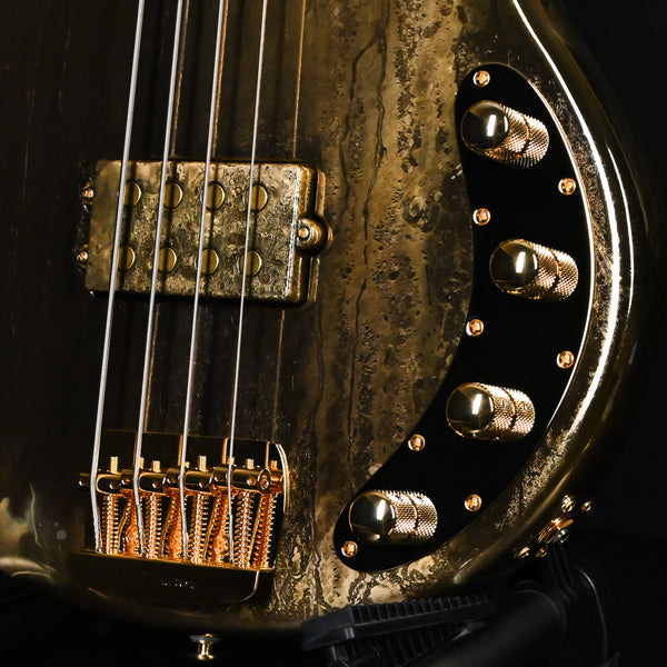 Ernie Ball Music Man StringRay 50th Anniversary Limited Edition Bass Guitar- Molten Gold 2026 (K09755)