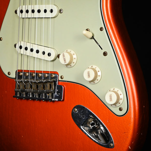 Fender Custom Shop Masterbuilt Dennis Galuszka '59 Stratocaster w/ Brazilian Rosewood Fingerboard, Journeyman- Aged Candy Tangerine 2025 (R132190)