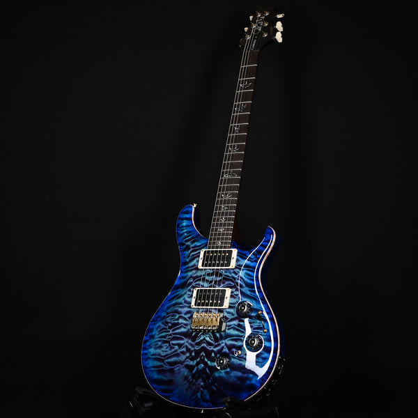 PRS Custom 24 Piezo Wood Library/10-Top Electric Guitar- Violet Blue Burst 2024 (0379751)