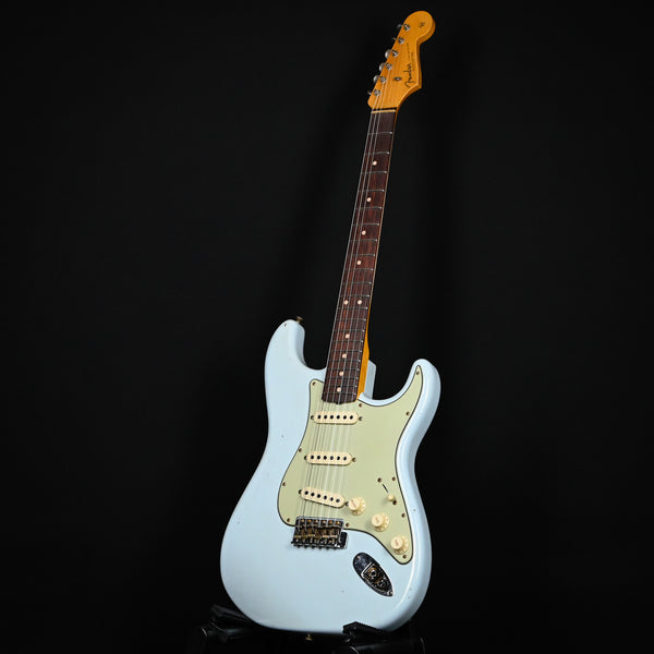 Fender Custom Shop Limited Edition '63 Stratocaster Journeyman- Aged Sonic Blue 2024 (CZ579826)