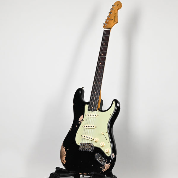 Fender Custom Shop '62 Stratocaster Heavy Relic- Aged Black 2025 (CZ584348)