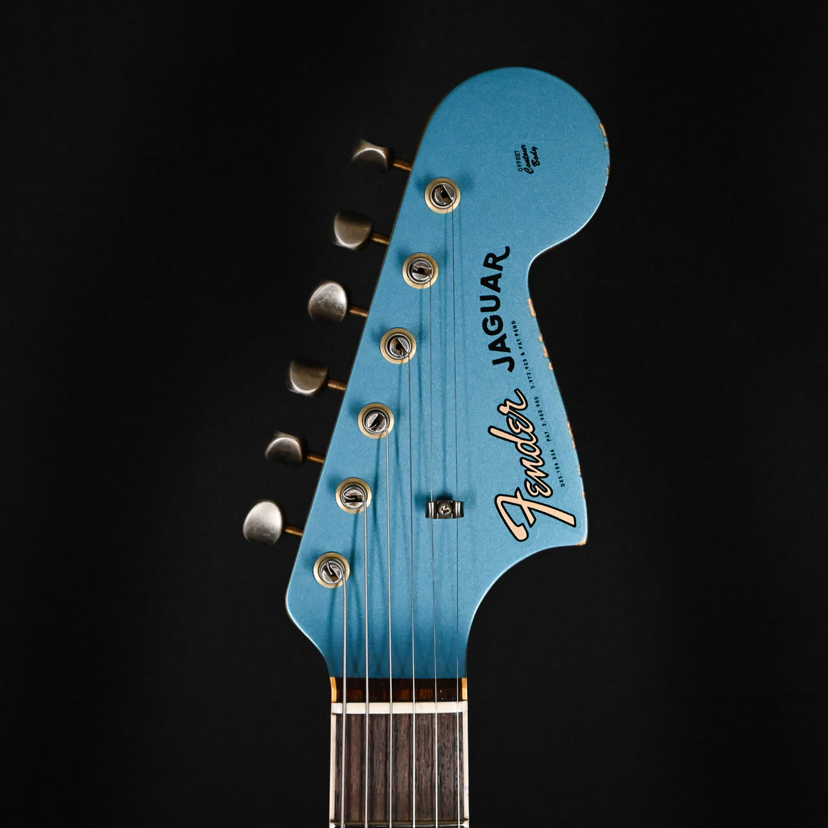 Fender Custom Shop '65 Jaguar w/ Painted Headcap Heavy Relic- Faded Ocean Turquoise 2026 (R150578)