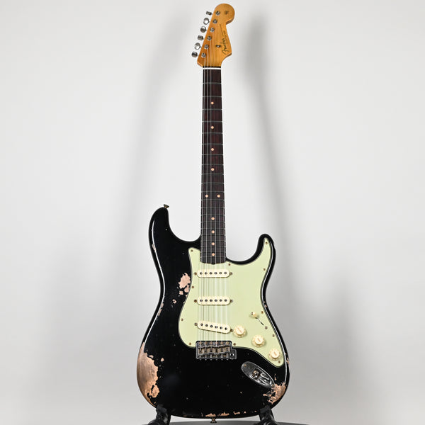 Fender Custom Shop '62 Stratocaster Heavy Relic- Aged Black 2025 (CZ584348)
