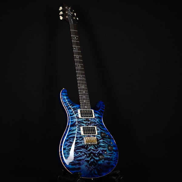 PRS Custom 24 Piezo Wood Library/10-Top Electric Guitar- Violet Blue Burst 2024 (0379751)