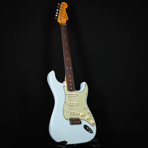 Fender Custom Shop Limited Edition '63 Stratocaster Journeyman- Aged Sonic Blue 2024 (CZ579826)