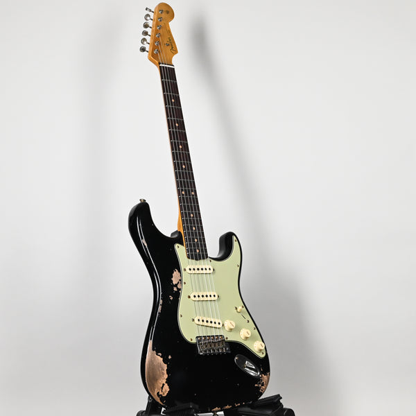 Fender Custom Shop '62 Stratocaster Heavy Relic- Aged Black 2025 (CZ584348)