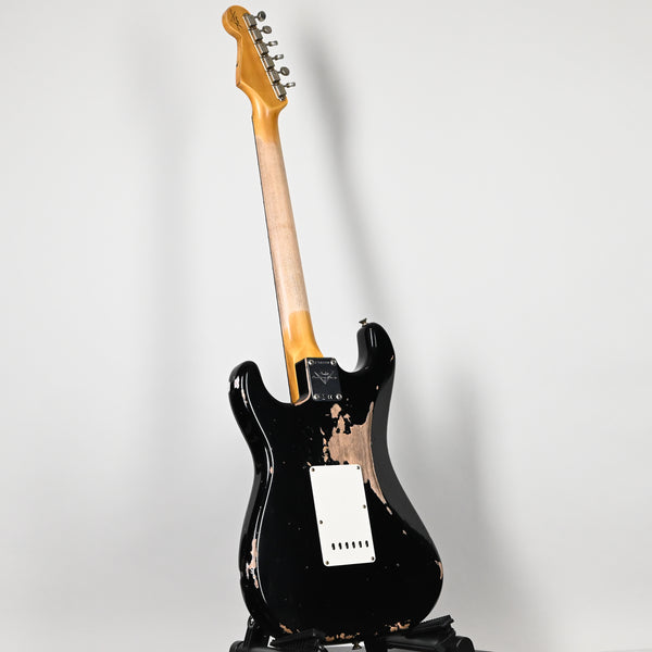Fender Custom Shop '62 Stratocaster Heavy Relic- Aged Black 2025 (CZ584348)