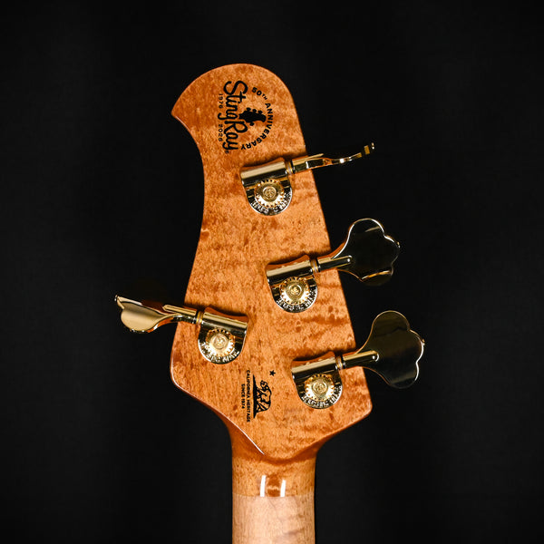 Ernie Ball Music Man StringRay 50th Anniversary Limited Edition Bass Guitar- Molten Gold 2026 (K09755)