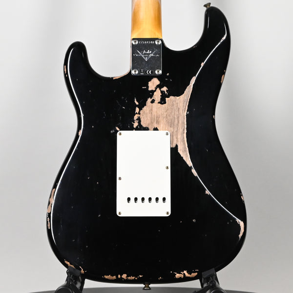Fender Custom Shop '62 Stratocaster Heavy Relic- Aged Black 2025 (CZ584348)
