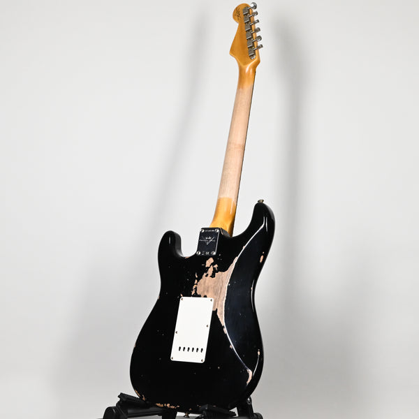 Fender Custom Shop '62 Stratocaster Heavy Relic- Aged Black 2025 (CZ584348)