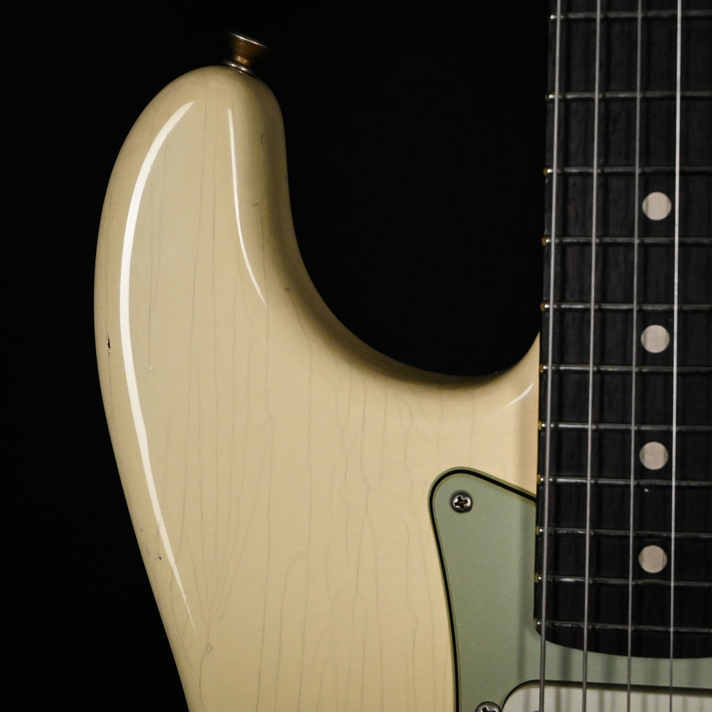 Fender Custom Shop '62 Stratocaster HSS w/ Alder Body, Relic- Vintage White 2026 (R152070)