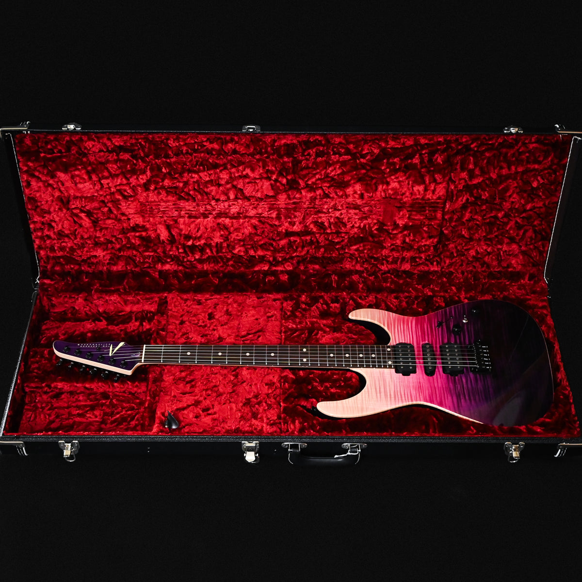Tom Anderson Custom Angel Electric Guitar- Sheer Purple Wipeout w/ Binding 2026 (06-07-26A)
