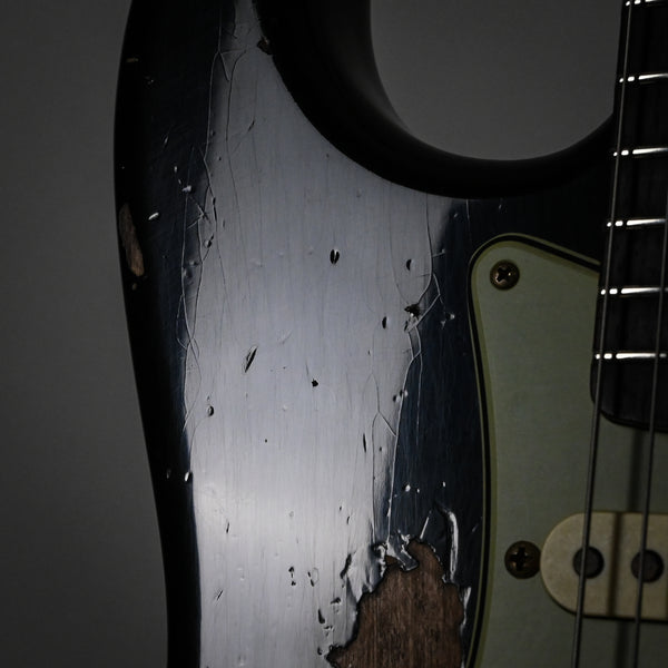 Fender Custom Shop '62 Stratocaster Heavy Relic- Aged Black 2025 (CZ584348)