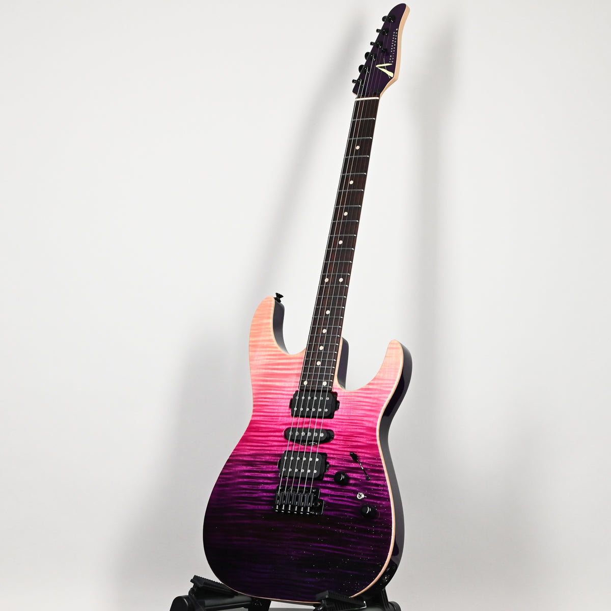 Tom Anderson Custom Angel Electric Guitar- Sheer Purple Wipeout w/ Binding 2026 (06-07-26A)
