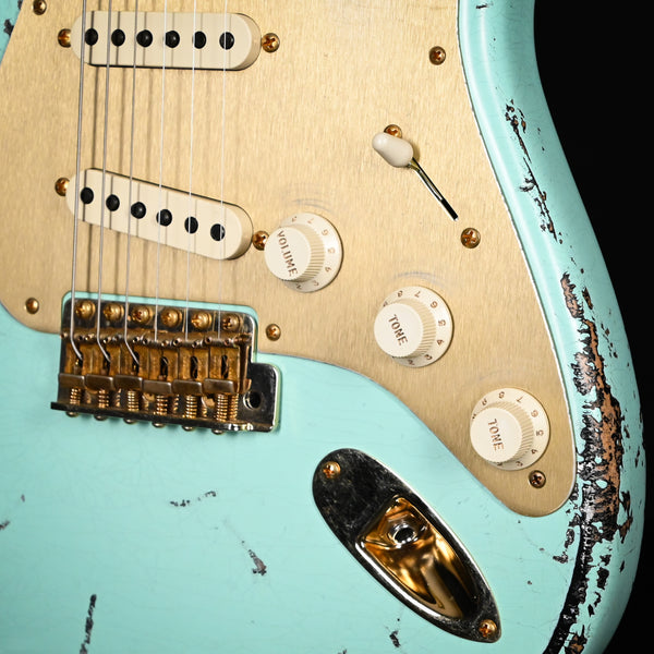 Fender Custom Shop 1962 Stratocaster Heavy Relic w/ Josefina Handwound Pickups- Surf Green/ Black Paisley 2024 (R139342)