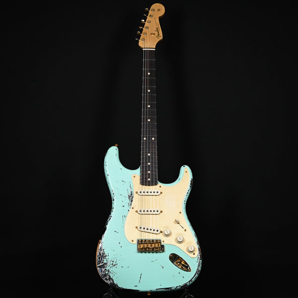 Fender Custom Shop 1962 Stratocaster Heavy Relic w/ Josefina Handwound Pickups- Surf Green/ Black Paisley 2024 (R139342)