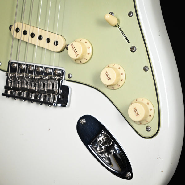 Fender Custom Shop Limited Edition '62 Poblano Stratocaster Journeyman- Aged Olympic White 2024 (CZ579554)