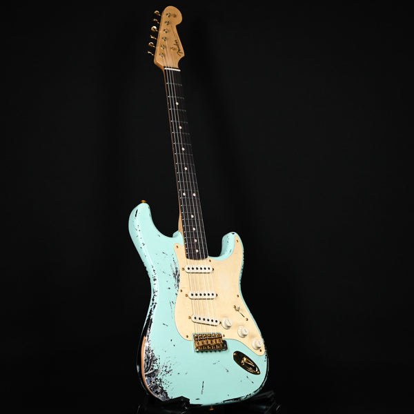 Fender Custom Shop 1962 Stratocaster Heavy Relic w/ Josefina Handwound Pickups- Surf Green/ Black Paisley 2024 (R139342)