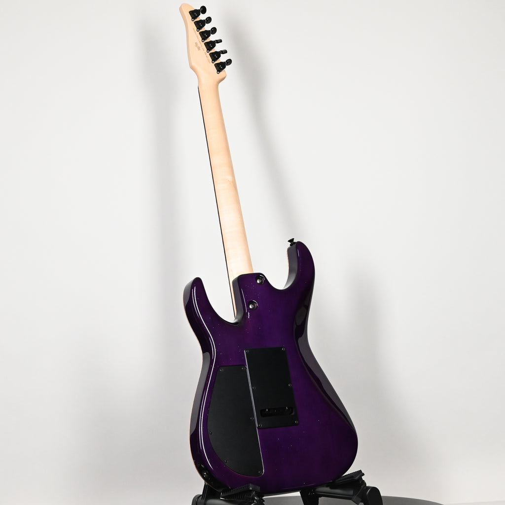 Tom Anderson Custom Angel Electric Guitar- Sheer Purple Wipeout w/ Binding 2026 (06-07-26A)