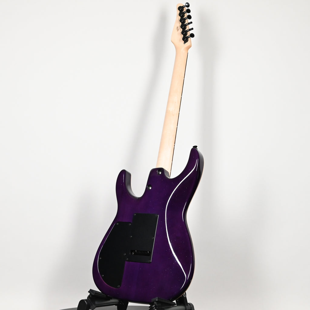 Tom Anderson Custom Angel Electric Guitar- Sheer Purple Wipeout w/ Binding 2026 (06-07-26A)