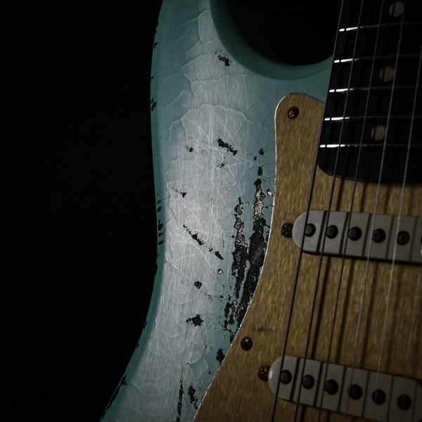 Fender Custom Shop 1962 Stratocaster Heavy Relic w/ Josefina Handwound Pickups- Surf Green/ Black Paisley 2024 (R139342)