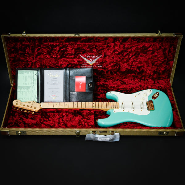 Fender Custom Shop Limited Edition 70th Anniversary Stratocaster w/ Gold Hardware NOS- Sea Foam Green 2024 (LXX0117)