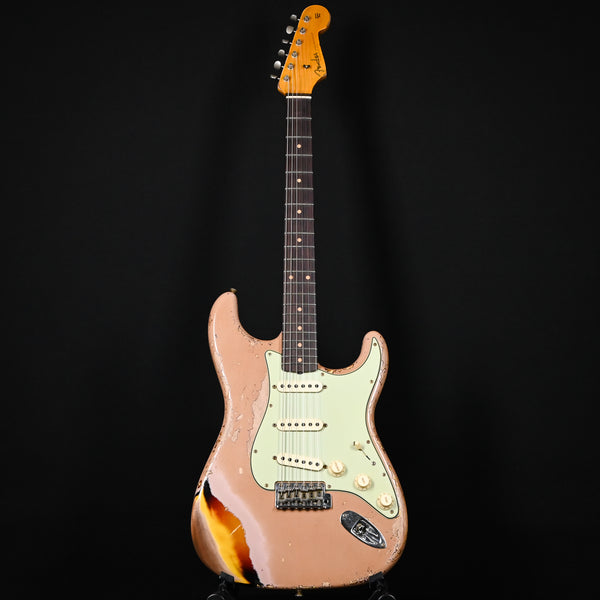 Fender Custom Shop Limited Edition '59 Stratocaster Super Heavy Relic- Aged Dirty Shell Pink/ Chocolate 3 Tone Sunburst 2025 (CZ585212)