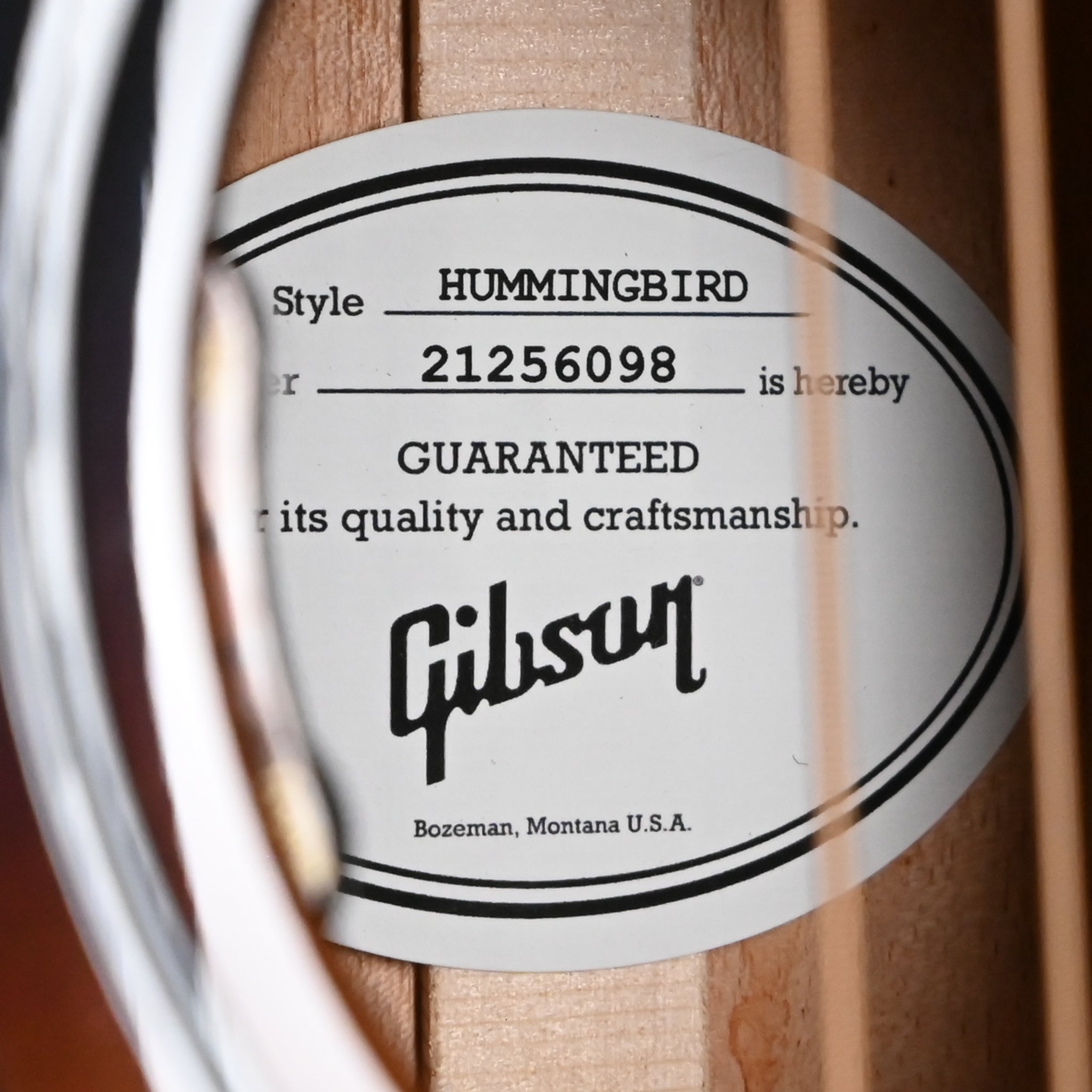 Gibson Acoustic Hummingbird Standard- Vintage Sunburst 2026 (21256098)